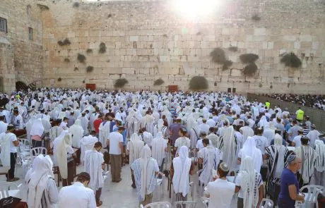 תפילת ר"ח אלול בכותל המערבי